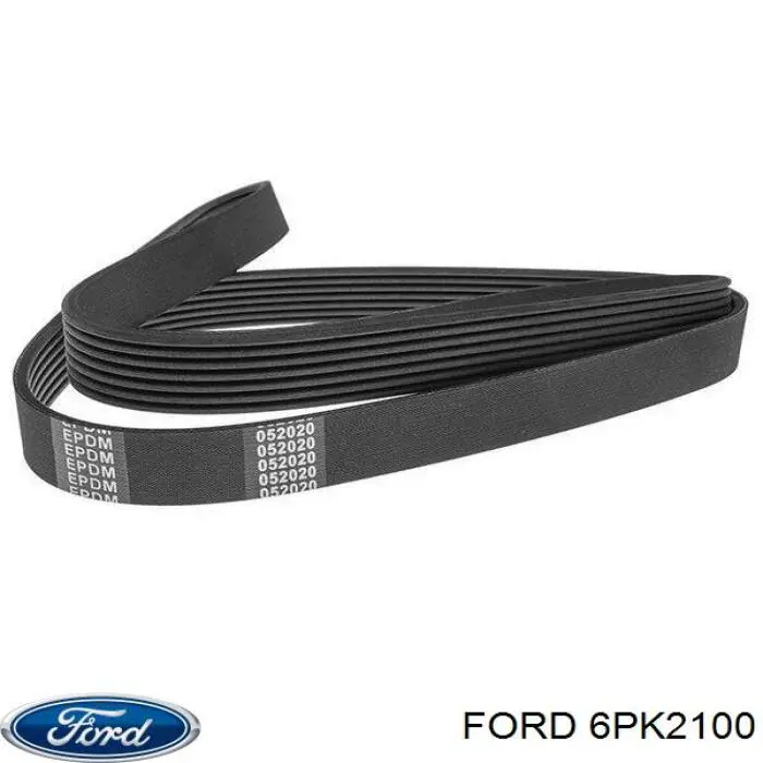 6PK2100 Ford correa trapezoidal