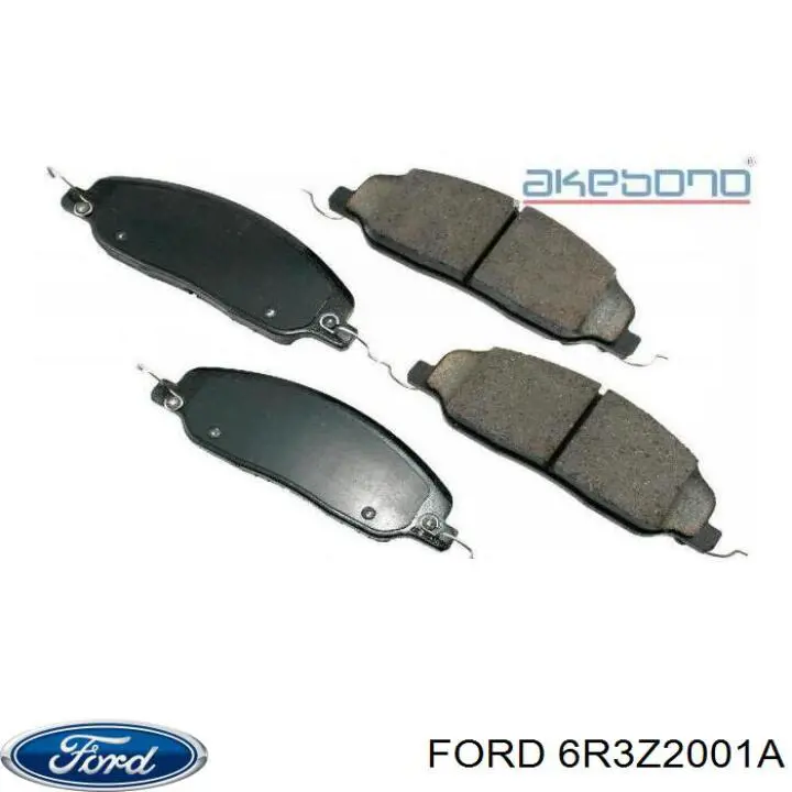 6R3Z2001A Ford pastillas de freno delanteras