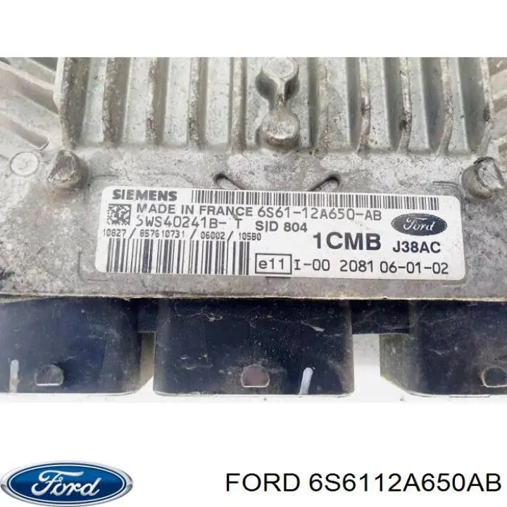  6S6112A650AB Ford