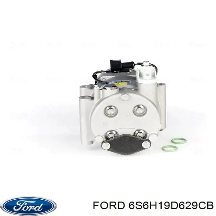 6S6H-19D629-CB Ford compresor de aire acondicionado