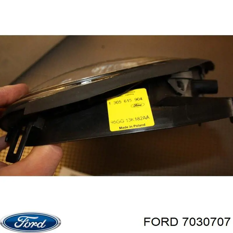 Cristal de faro izquierdo para Ford Scorpio (GFR, GGR)