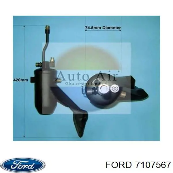 7107567 Ford filtro deshidratador