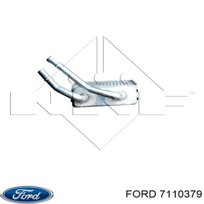 7110379 Ford radiador de calefacción