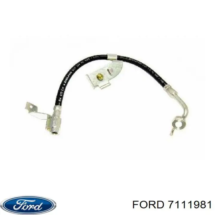 7111981 Ford latiguillos de freno delantero izquierdo