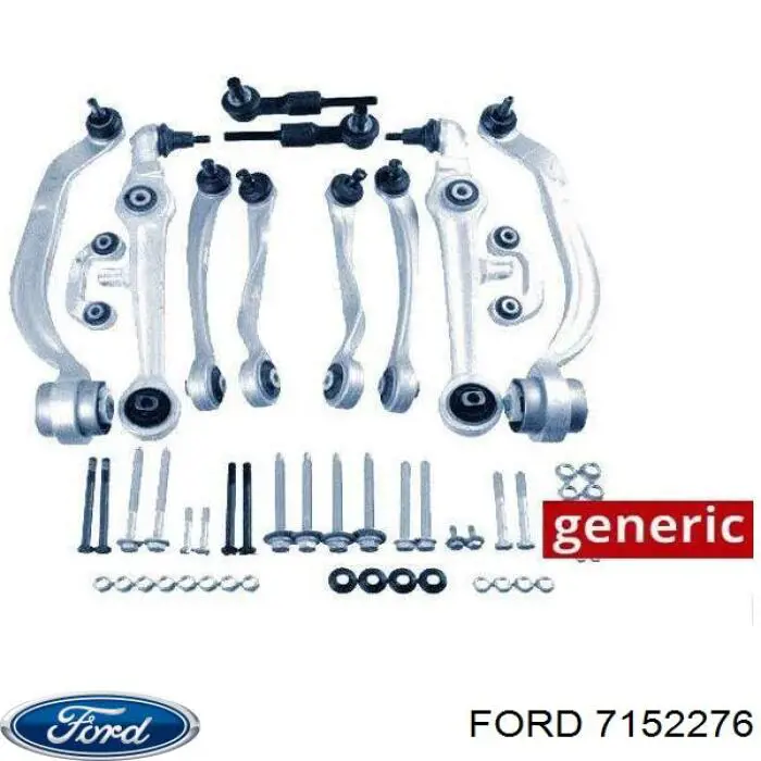 7152276 Ford barra oscilante, suspensión de ruedas delantera, inferior derecha