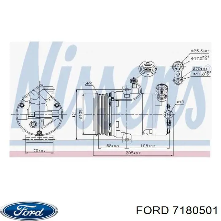  Aleta delantera izquierda Ford Transit 4