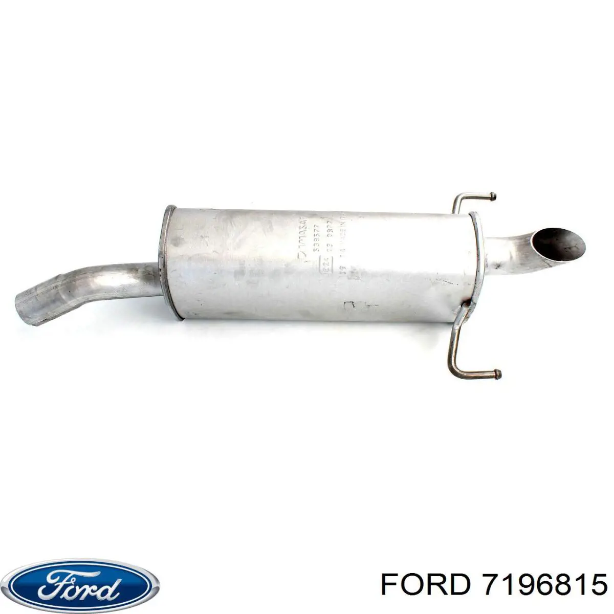 Abrazadera de silenciador delantera Ford 7196815