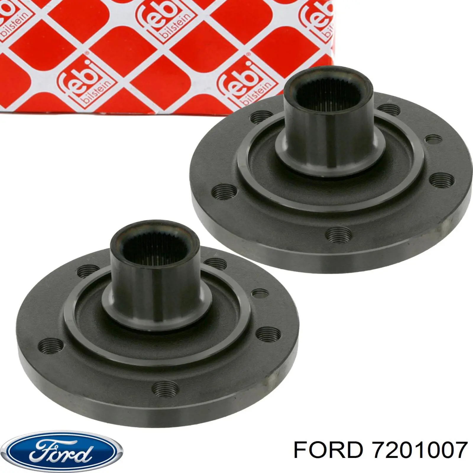 7201007 Ford cubo de rueda delantero