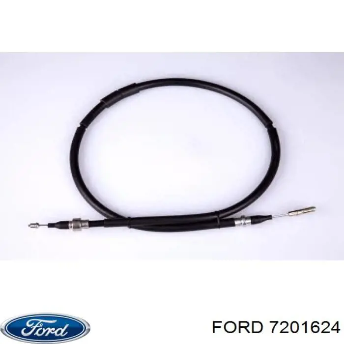 7201624 Ford cable de freno de mano trasero derecho/izquierdo