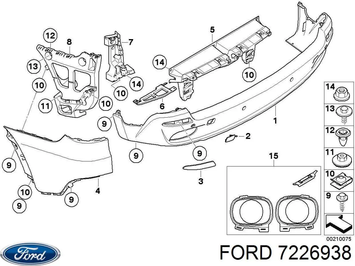  Ford 7226938 precio, desde  