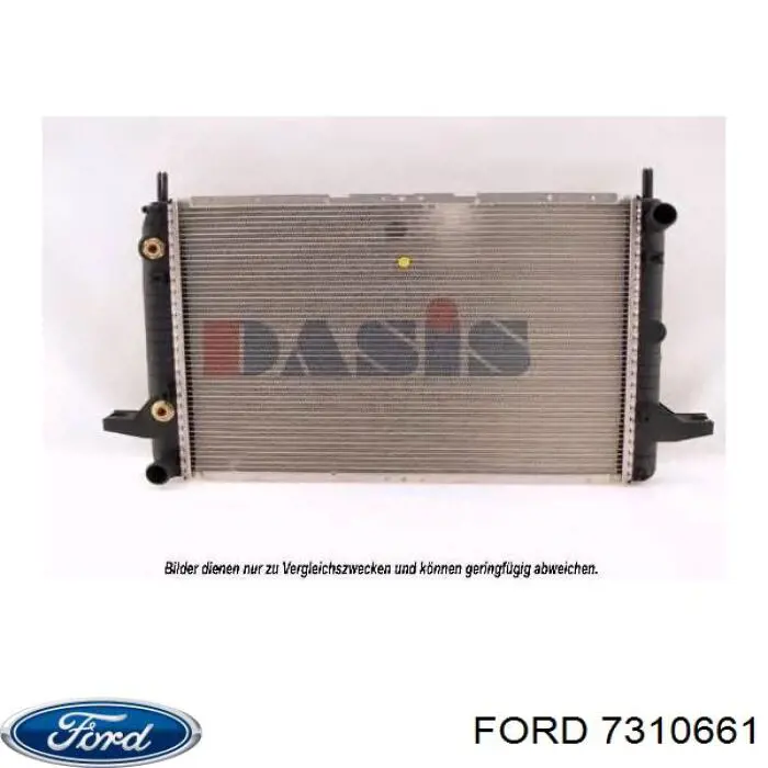 Radiador de água Ford Scorpio 2