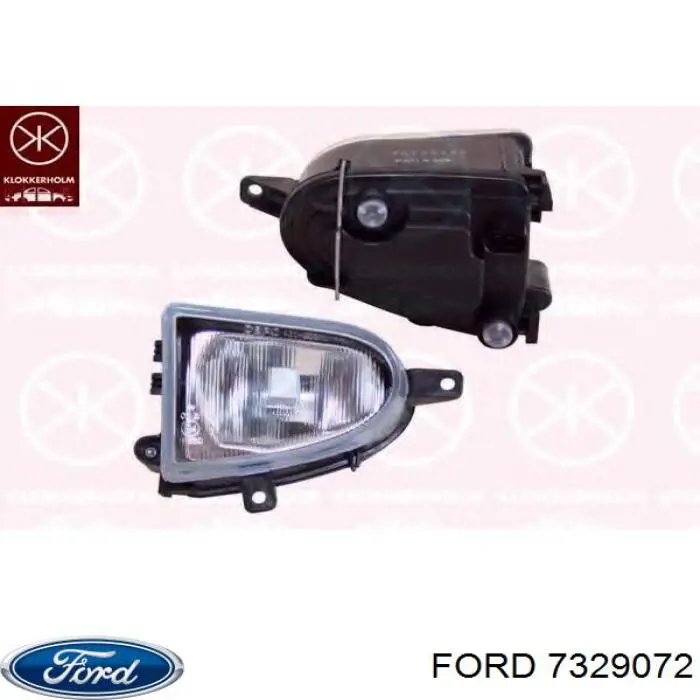 Luz antiniebla izquierda para Ford Galaxy (WGR)
