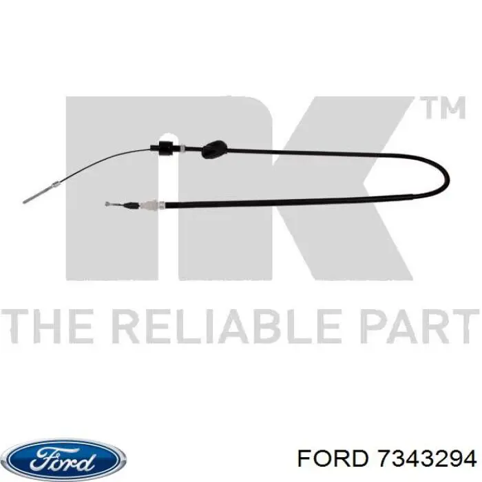 7343294 Ford cable de embrague
