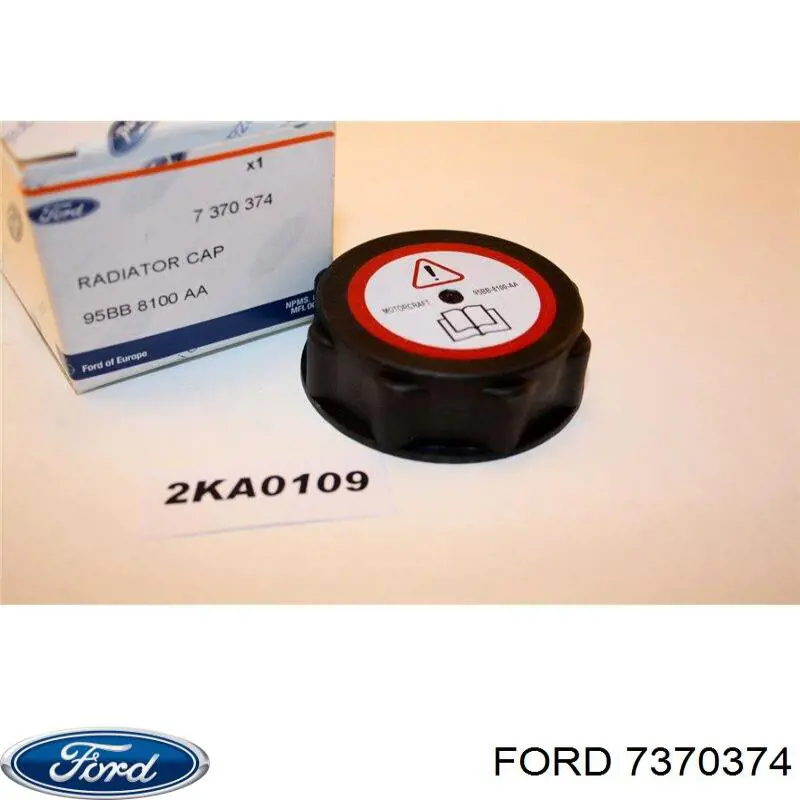 7370374 Ford Tapón del radiador de refrigerante