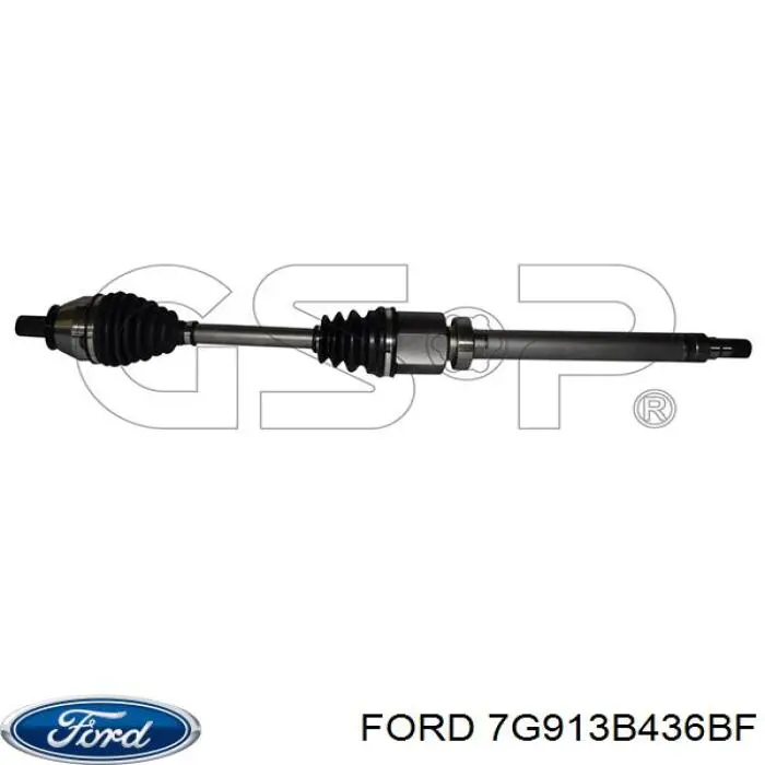 Semieje delantero derecho Ford 7G913B436BF precio, desde 91,48 EUR