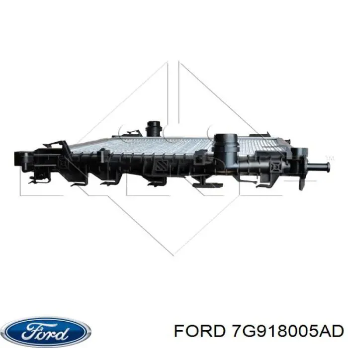 7G91-8005-AD Ford radiador