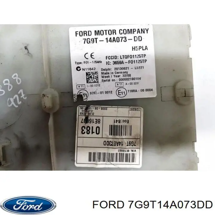 7G9T14A073DD Ford 