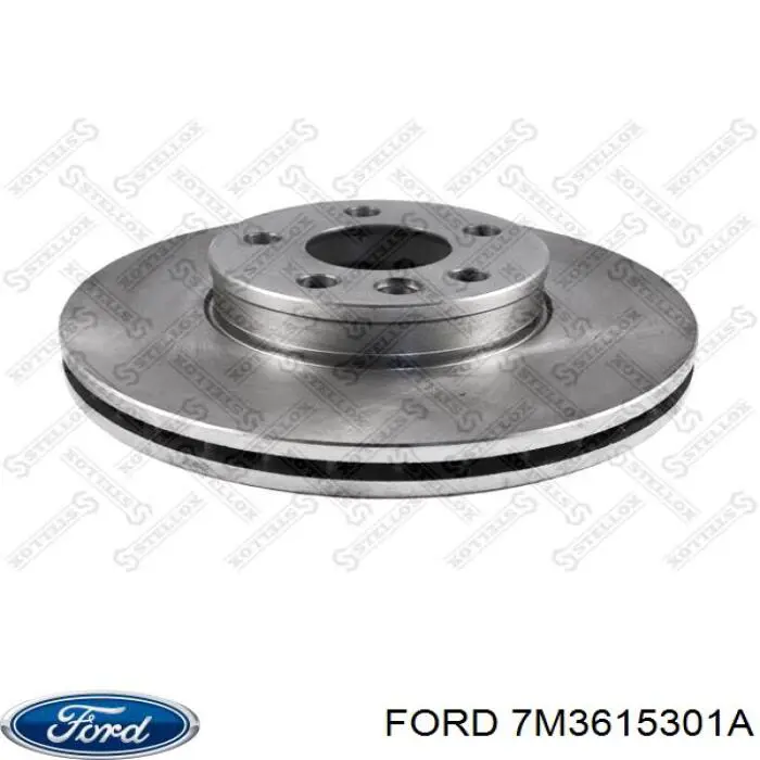 7M3615301A Ford freno de disco delantero