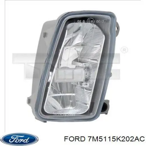 7M5115K202AC Ford faro antiniebla izquierdo