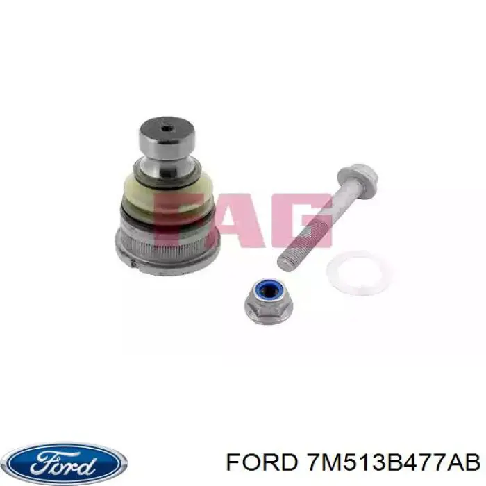 7M513B477AB Ford tornillo de cubo