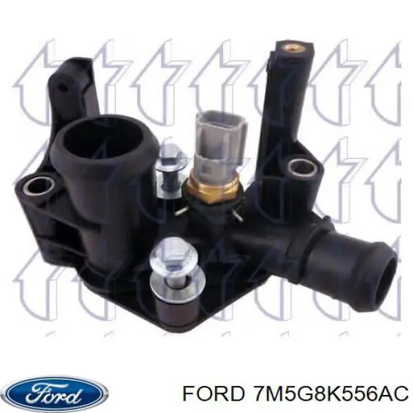 Comprar 7M5G8K556AC Ford Brida del sistema de refrigeración (triple unión)