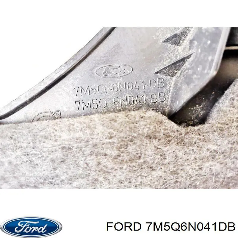 7M5Q6N041DB Ford cubierta de motor decorativa