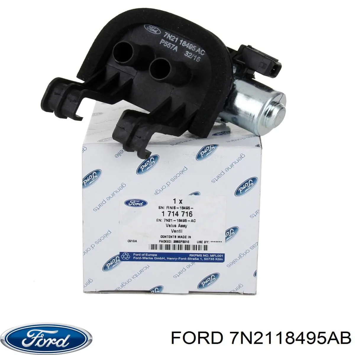 7N2118495AB Ford Valvula del calefactor
