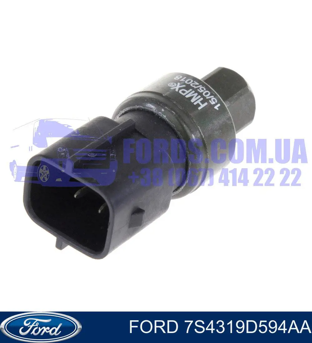 7S4319D594AA Ford presostato, aire acondicionado