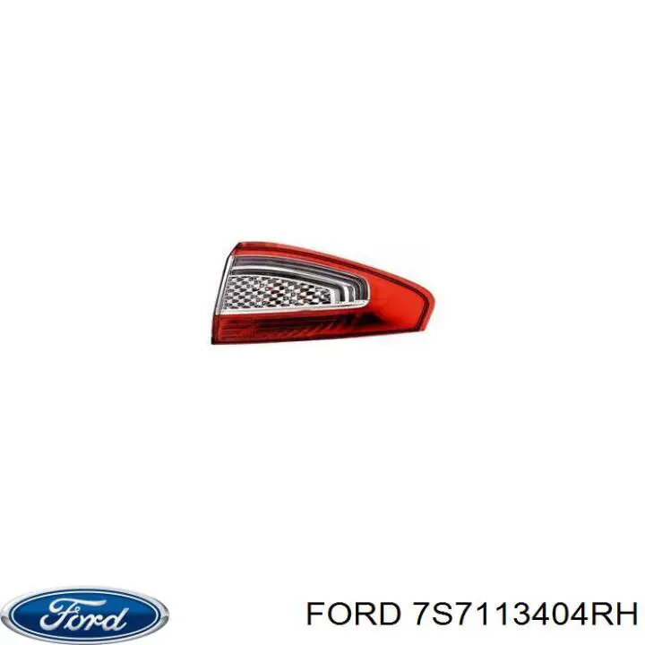 7S7113404RH Ford piloto posterior exterior derecho