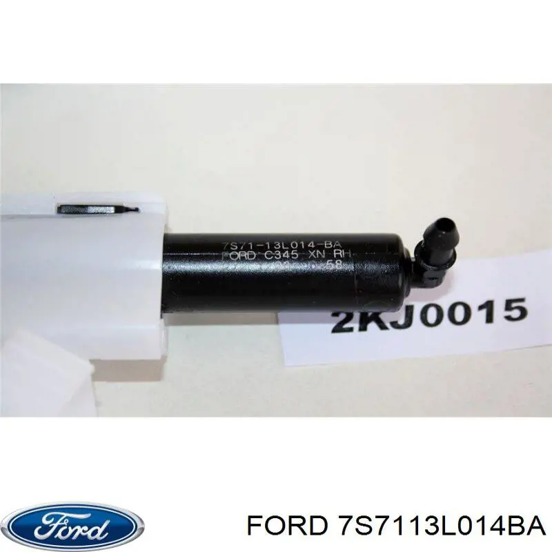 7S7113L014BA Ford tobera de agua regadora, lavado de faros, delantera derecha