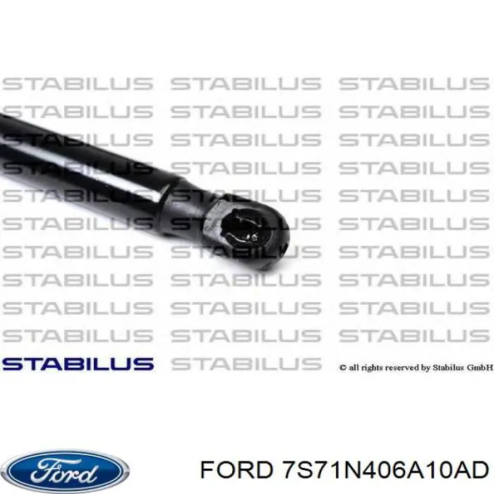 Amortiguador maletero 7S71N406A10AD Ford