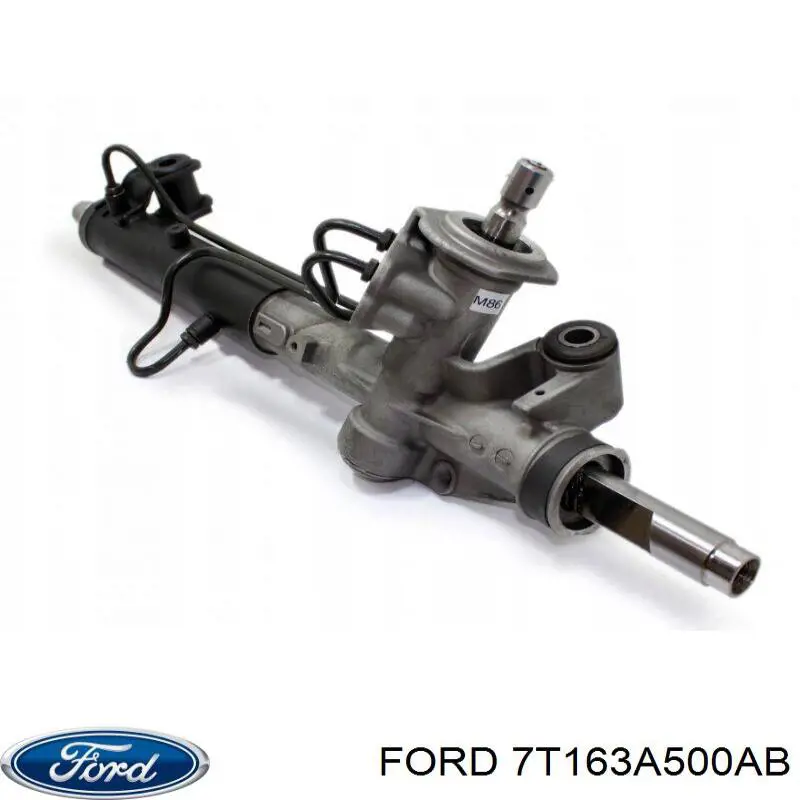 7T163A500AB Ford Cremallera caja de direccion