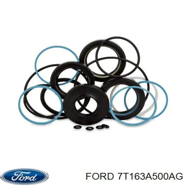 7T163A500AG Ford cremallera de dirección