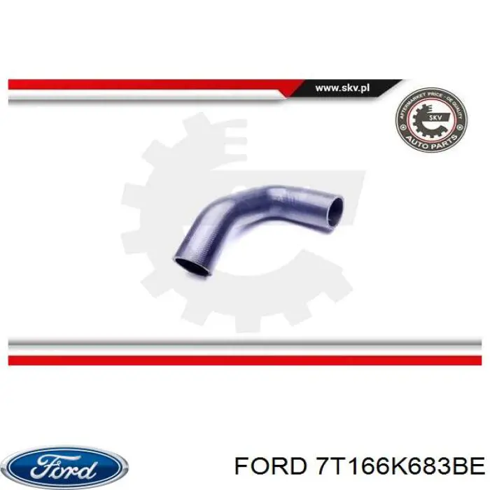 7T166K683BE Ford tubo flexible de aire de sobrealimentación superior derecho