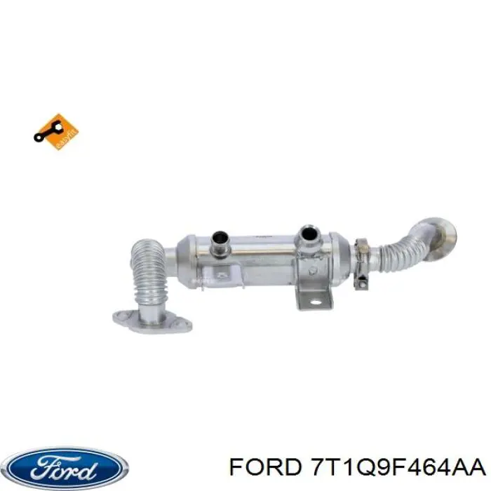 Comprar 7T1Q9F464AA Ford Enfriador de recirculación de gases de escape EGR