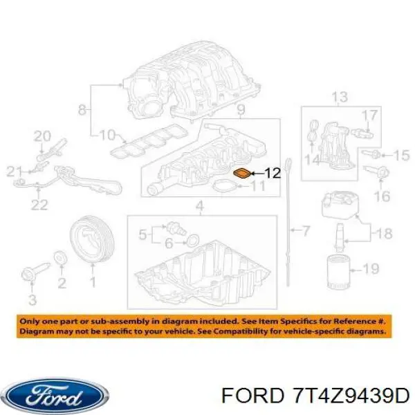 7T4Z9439D Ford