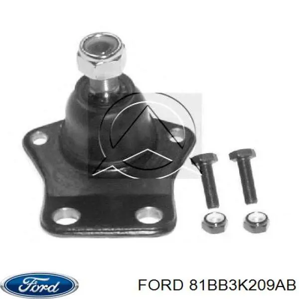 81BB3K209AB Ford rótula de suspensión inferior