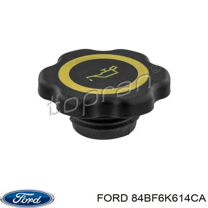 84BF6K614CA Ford tapa de tubo de llenado de aceite