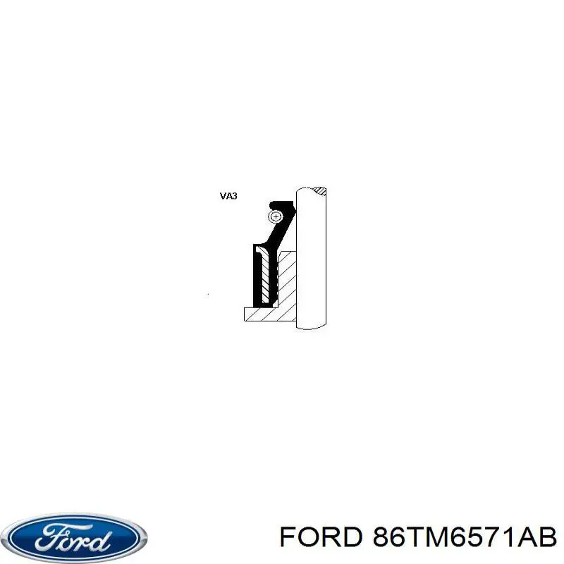 86TM6571AB Ford sello de aceite de valvula (rascador de aceite Entrada/Salida Kit De Motor)