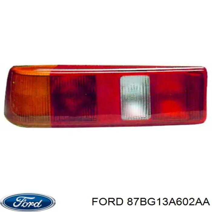 87BG13A602AA Ford piloto posterior derecho