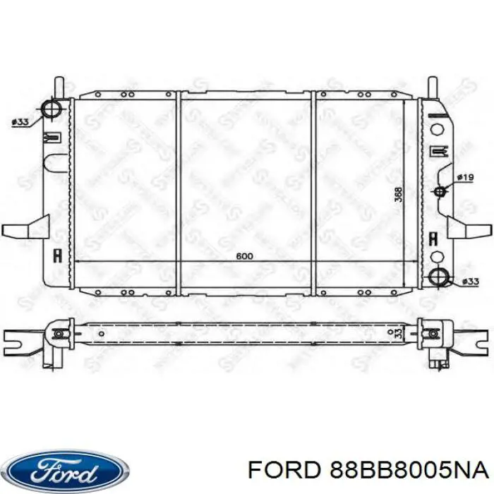Água radiador Ford 88BB8005NA precio, desde 92,13 EUR