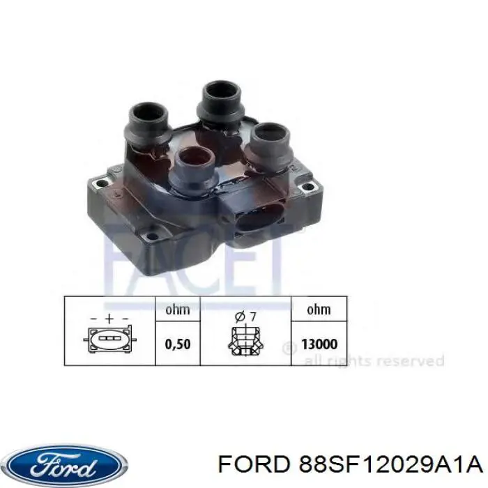 Comprar 88SF12029A1A Ford Bobina