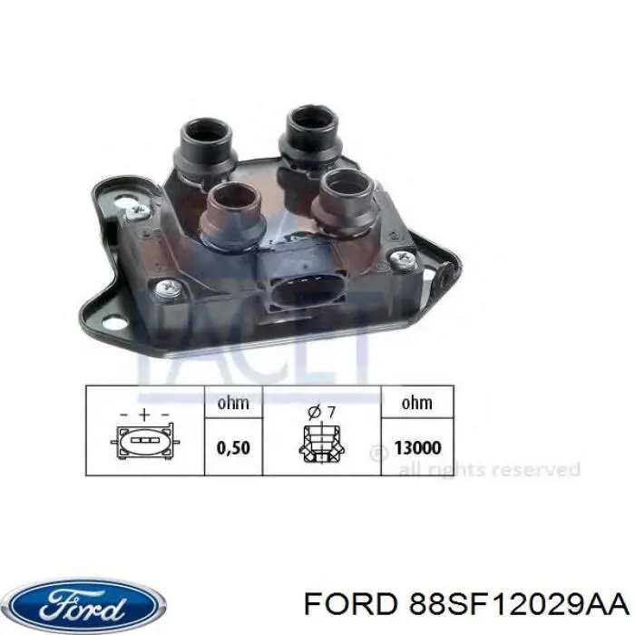Bobina de encendido Ford 88SF12029AA
