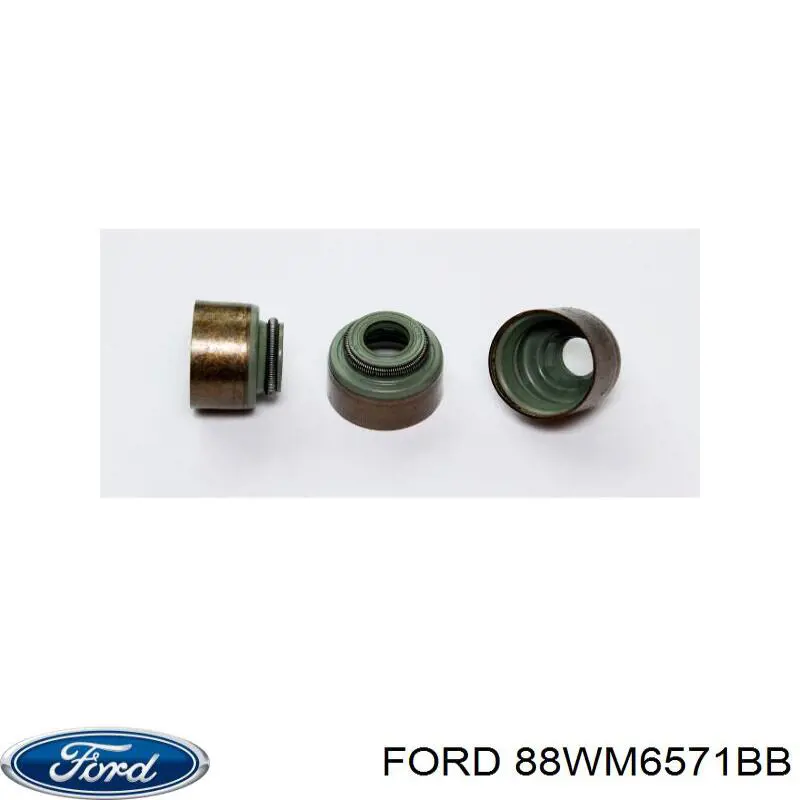 88WM6571BB Ford sello de aceite de valvula (rascador de aceite Entrada/Salida)