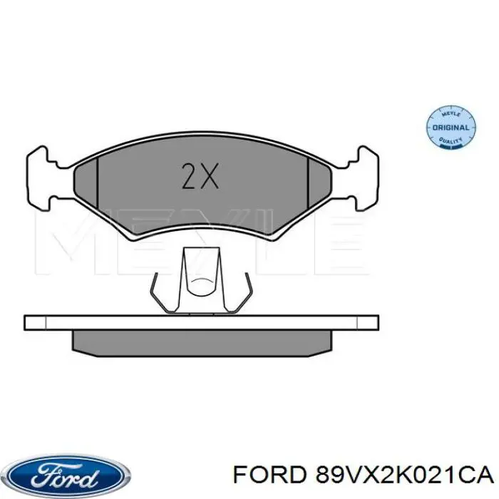 89VX2K021CA Ford pastillas de freno delanteras