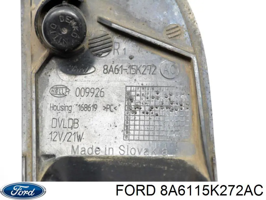 8A6115K272AC Ford faro antiniebla trasero derecho