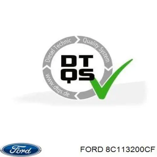 8C113200CF Ford Cremallera caja de direccion