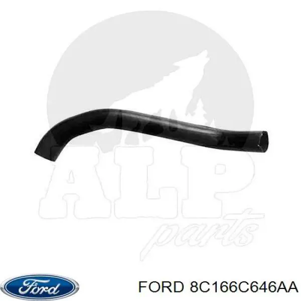 8C166C646AA Ford tubo flexible de aire de sobrealimentación izquierdo