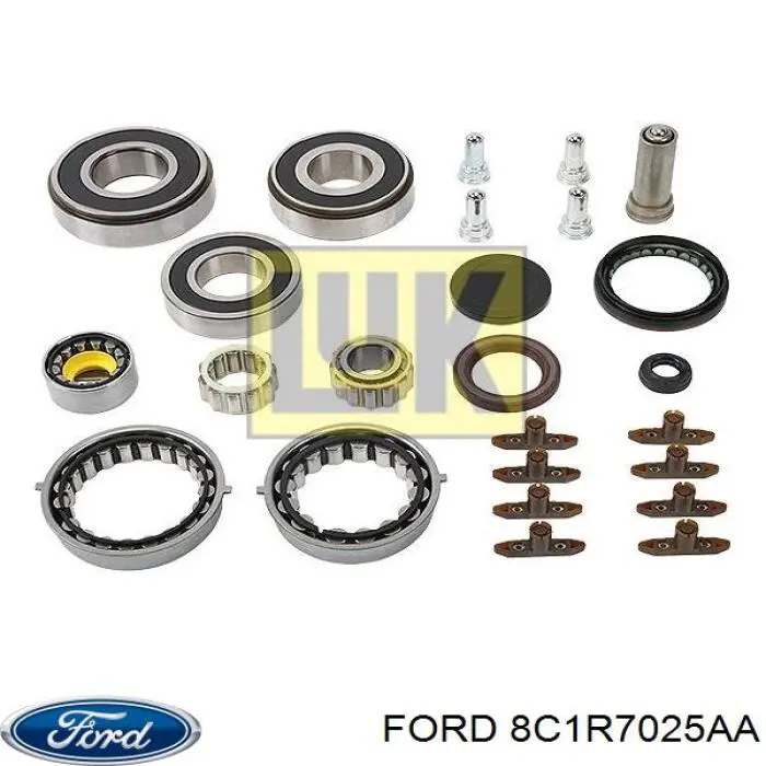 8C1R 7025 AA Ford cojinete, caja de cambios