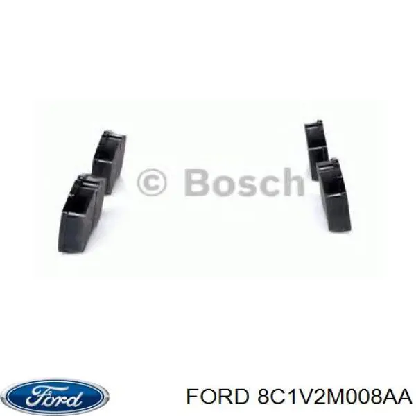 8C1V 2M008 AA Ford pastillas de freno traseras